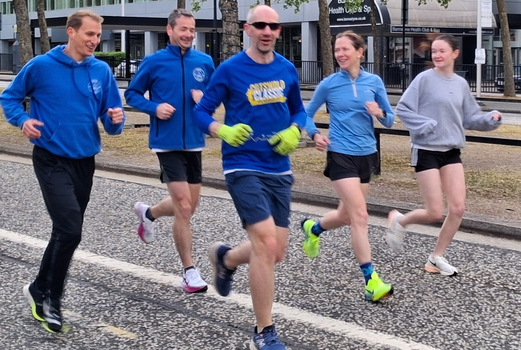 This photo is of Stephen Young, Fraser Howard, Dan Wymer, Sally Howard and Harriet Howard.. It was taken by Tamsyn Wymer